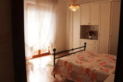 Letto o letti in una camera di Luisa Appartamento Lunigiana in Cinque Terre