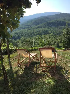 Paesaggio naturale nelle vicinanze del bed & breakfast