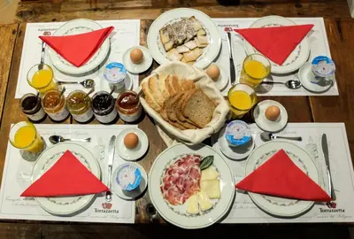 Cibo presso l'agriturismo o nelle vicinanze