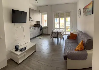 TV o dispositivi per l'intrattenimento presso M&Y S HOUSE vicino alle spiagge Lavagna