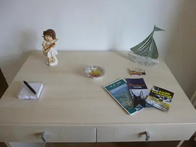 Biblioteca nella casa vacanze