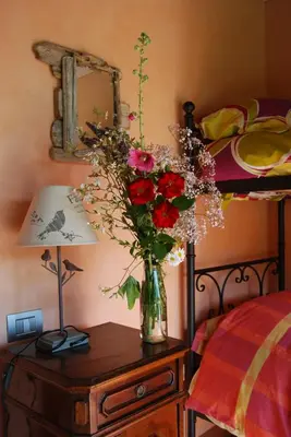 Letto o letti in una camera di Il Paradiso monolocale Cottage