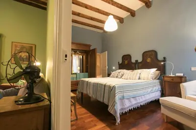Letto o letti in una camera di Il Balcone dell'Angiol d 'Or
