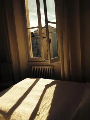Letto o letti in una camera di Hotel Miramare