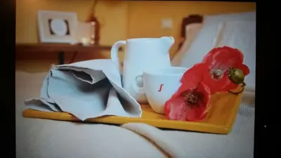 Letto o letti in una camera di La cascina di Anna