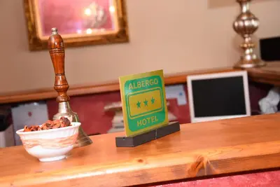 TV o dispositivi per l'intrattenimento presso Albergo Dimora Storica Antica Hostelleria