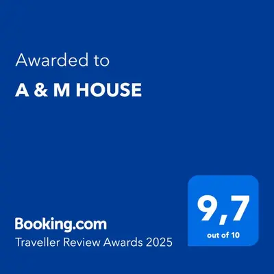 Certificato, attestato, insegna o altro documento esposto da A & M HOUSE