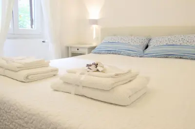 Letto o letti in una camera di Casa Maiò