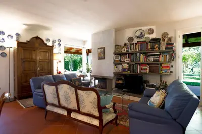 Area soggiorno di Villa Bellaria B&B