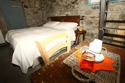 Letto o letti in una camera di Mulino Marghen - Restored WaterMill - Accomodation and Retreat Center