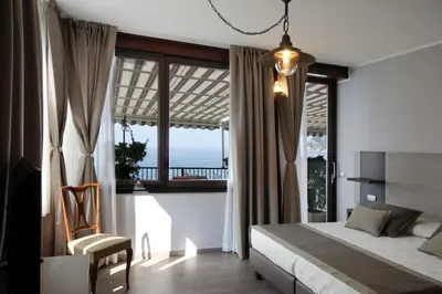 Letto o letti in una camera di Asseu