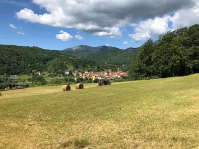 Paesaggio naturale nelle vicinanze della villa