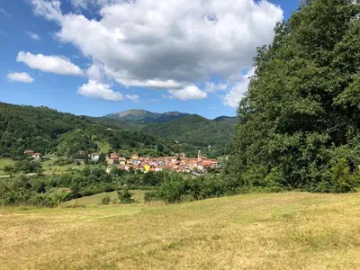 Paesaggio naturale nelle vicinanze della villa