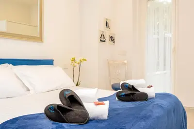 Letto o letti in una camera di Appartamento Rina