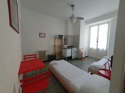 Letto o letti in una camera di Hotel Zoagli