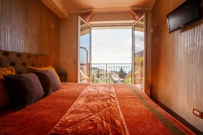 Letto o letti in una camera di B&B Il Parco