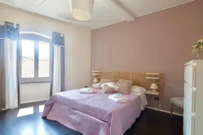 Letto o letti in una camera di Casa Del Cavaliere