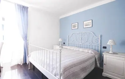 Letto o letti in una camera di Casa Del Cavaliere