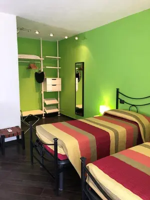 Letto o letti in una camera di Agriturismo Lucchetti Ferrari
