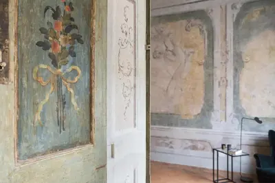 Planimetria di Appartamento affrescato 180mq in palazzo del 600 a Mantova