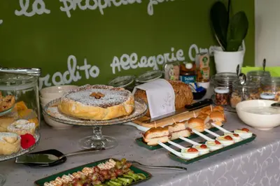 Cibo presso il bed & breakfast o nelle vicinanze