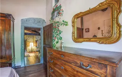 Planimetria di Romantic Home In Comano Ms With Sauna