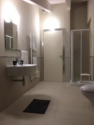 Bagno di RESIDENZA VIRGILIANA SUITE con terrazza-Centro Storico
