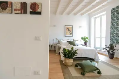 Letto o letti in una camera di Quattro Stanze @ Quattro Vie