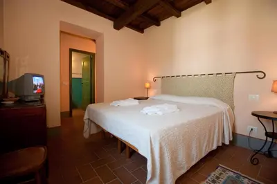 Letto o letti in una camera di Il Nido nella Bionda