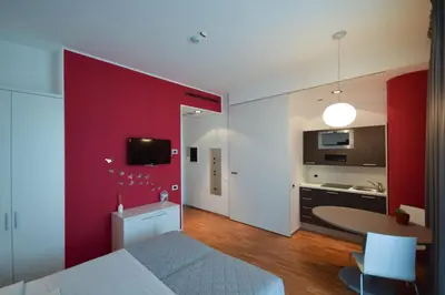 TV o dispositivi per l'intrattenimento presso Hotel Mantova Residence