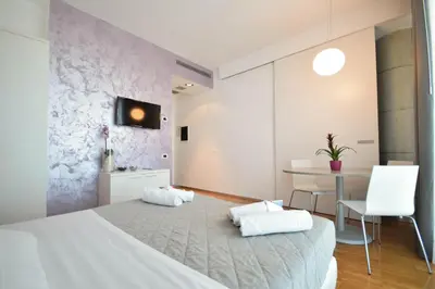 Letto o letti in una camera di Hotel Mantova Residence