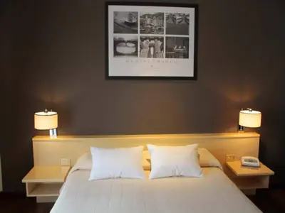 Letto o letti in una camera di Hotel Ancora Riviera