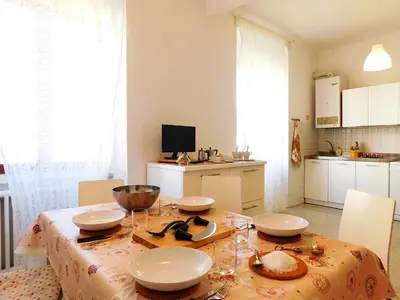 Cucina o angolo cottura di Le stanze del papa, Levanto
