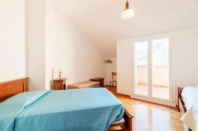 Letto o letti in una camera di Attico spazioso e con Vista, Levanto