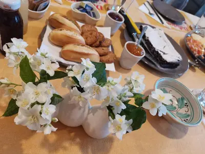 Cibo presso il bed & breakfast o nelle vicinanze