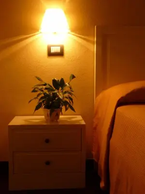 Letto o letti in una camera di La Gerbera