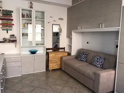 Cucina o angolo cottura di Casa di Giulia, a due passi dal mare di Cavi di Lavagna