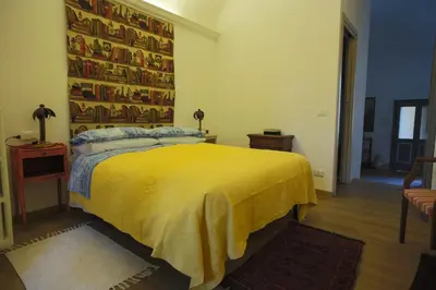 Letto o letti in una camera di Two rooms apartment in Palazzo Malaspina