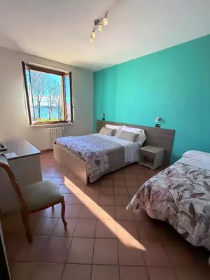 Letto o letti in una camera di Residenza Bibiena