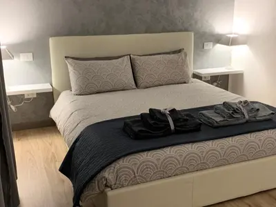 Letto o letti in una camera di Residenza Guglielmo - Free Parking