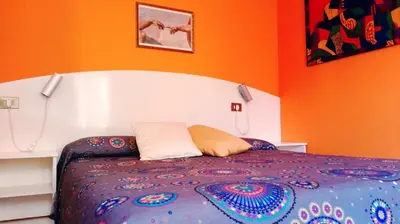 Letto o letti in una camera di Amelie House