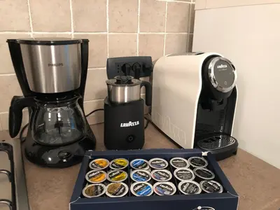 Set per la preparazione di tè e caffè presso B&B ALDA