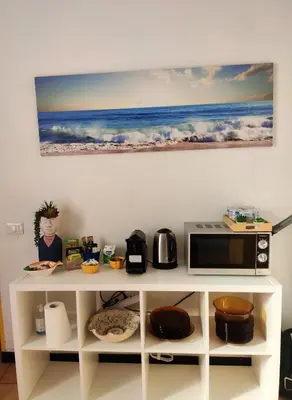 Set per la preparazione di tè e caffè presso Il Balconcino sul carugio