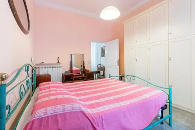 Letto o letti in una camera di La mia casa sul mare, Levanto