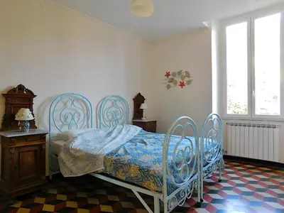 Letto o letti in una camera di Appartamento signorile in villa!