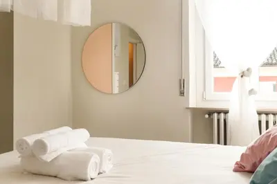 Letto o letti in una camera di Parma Azeglio