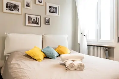 Letto o letti in una camera di Parma Azeglio