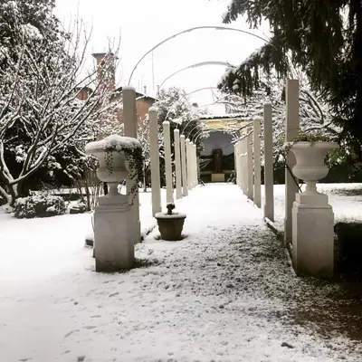 Secret Garden and Cozy Flat durante l'inverno
