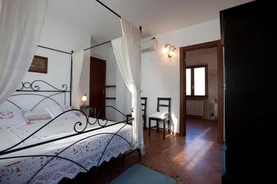 Letto o letti in una camera di Il Vecchio Noce