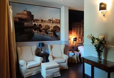 Area soggiorno di Hotel Don Carlo